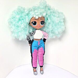 Lol Surprise OMG Winter Chill Icy Gurl 10" inch Doll Curly Teal Hair no Jacket